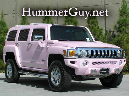 Pink Hummer H3 Wallpaper