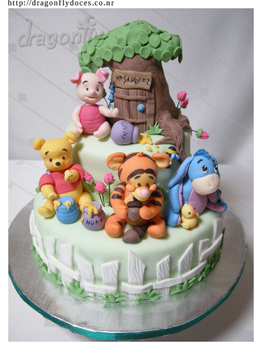 Pooh Face Cake