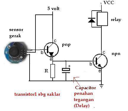 Rangkaian Elektronika Sensor Gerak