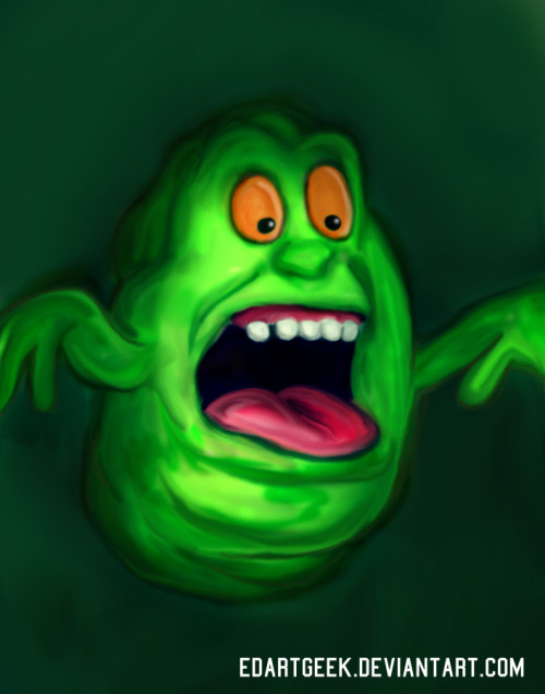 Slimer Ghostbusters Cartoon