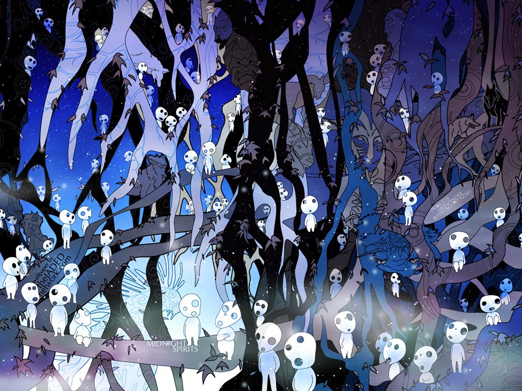 Studio Ghibli Wallpaper Forest