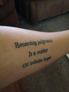 Tattoo Judgement Quotes