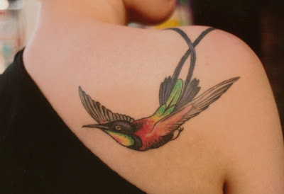 Tribal Hummingbird Tattoos For Women