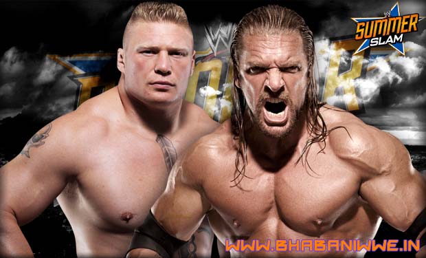 Triple Hhh Vs Brock Lesnar