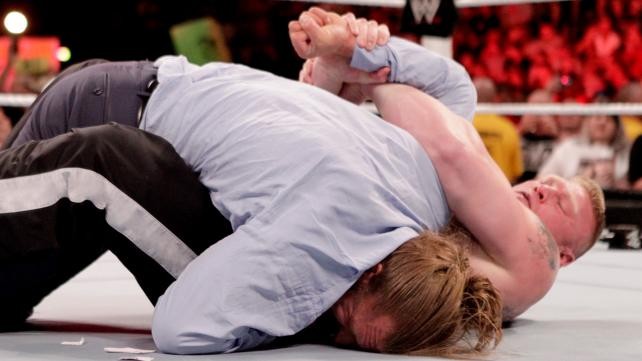 Triple Hhh Vs Brock Lesnar