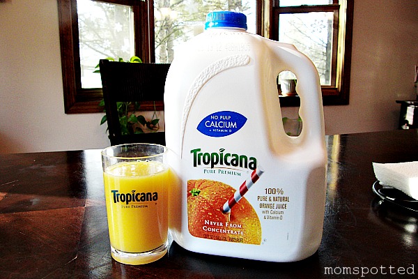 Tropicana Orange Juice Glass Bottle