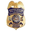 Us Fugitive Recovery Agent Badge