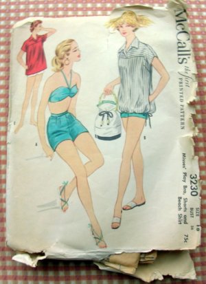 Vintage High Waisted Shorts Pattern