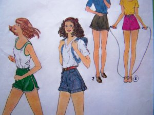 Vintage High Waisted Shorts Pattern