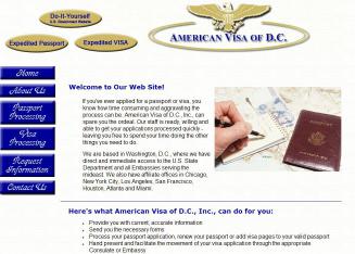 Visa Services Northwest Website