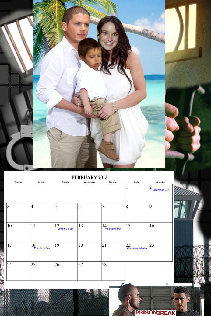 Wentworth Miller 2013 Calendar
